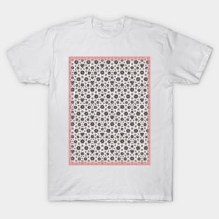 Flower Patterned Texture T-Shirt